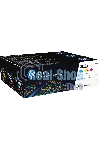 Картридж лазерный набор HP CF370AM № 305A голубой/пурпурный/желтый CLJ M451 (CE411A+CE412A+CE413A)