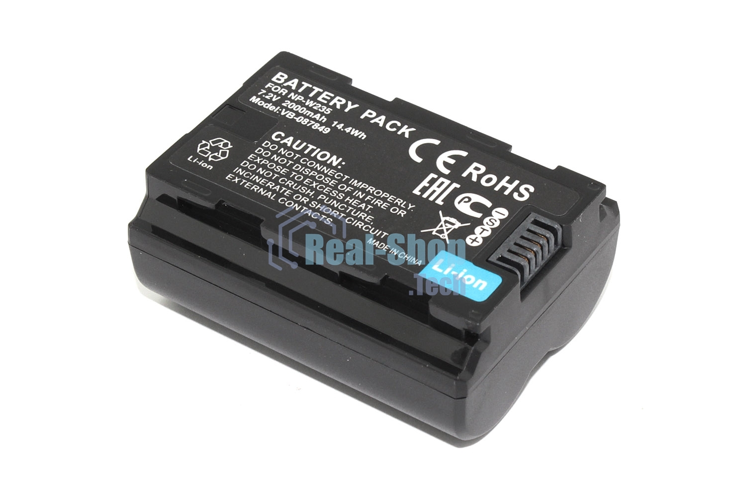 Аккумуляторная батарея для фотоаппарата FujiFilm X-T4 (NP-W235) 7,2V 2000mAh Li-ion