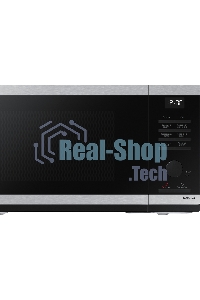 Микроволновая печь Samsung MS23DG4504ATBW нержавеющая сталь/черный, 23 л, 800 Вт, переключатели - сенсор/поворотный механизм