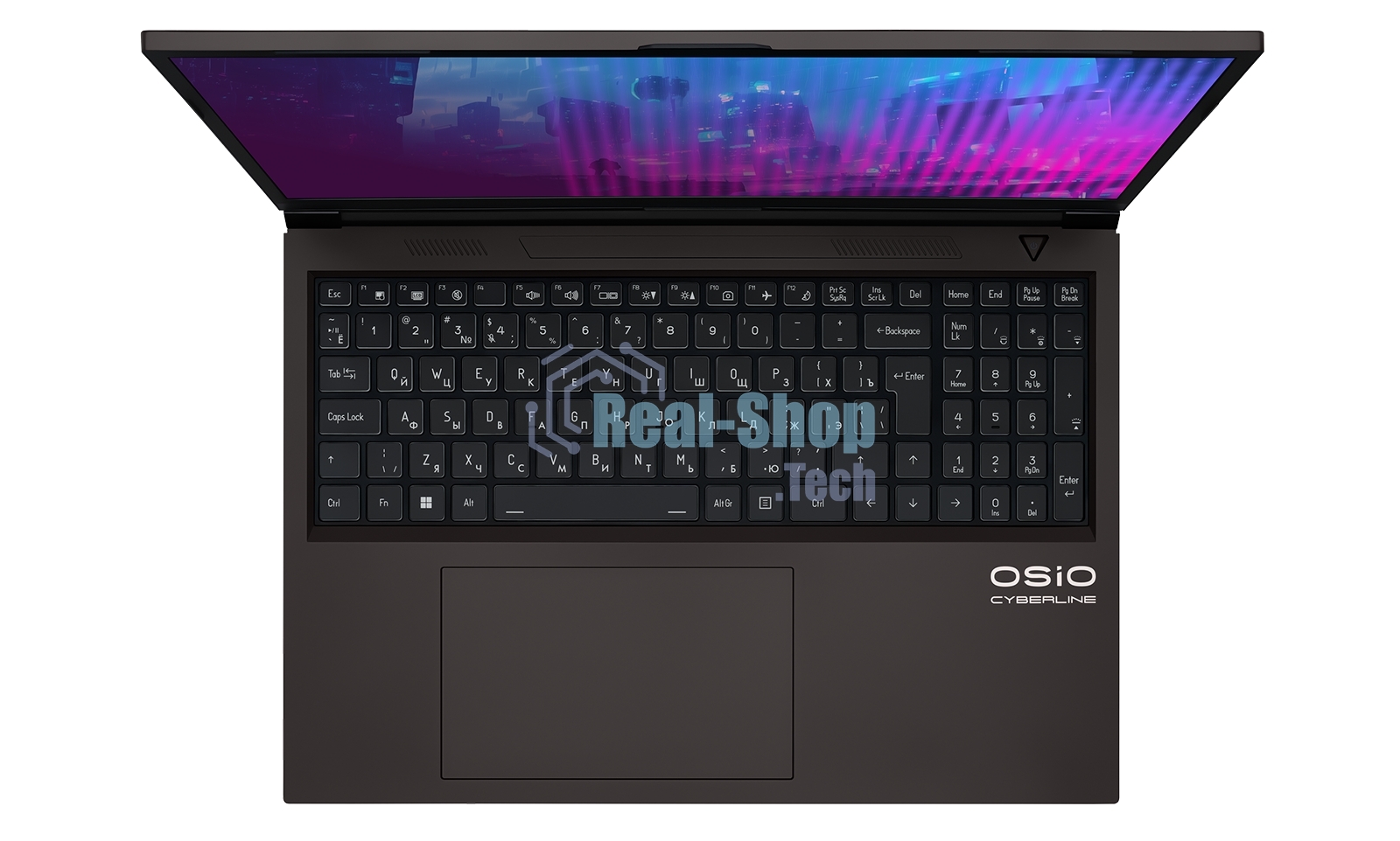 Ноутбук Osio CyberLine C160i-003 коричневый Core i5 12600H 16Gb SSD 512Gb NVIDIA GeForce RTX 4060 8Gb 16