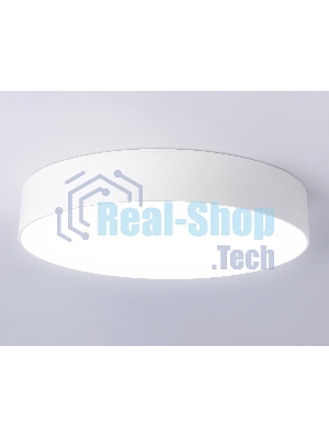 Потолочный светодиодный светильник Ambrella light FV5528 WH белый LED 45W 4200K D400*58 (Без ПДУ)