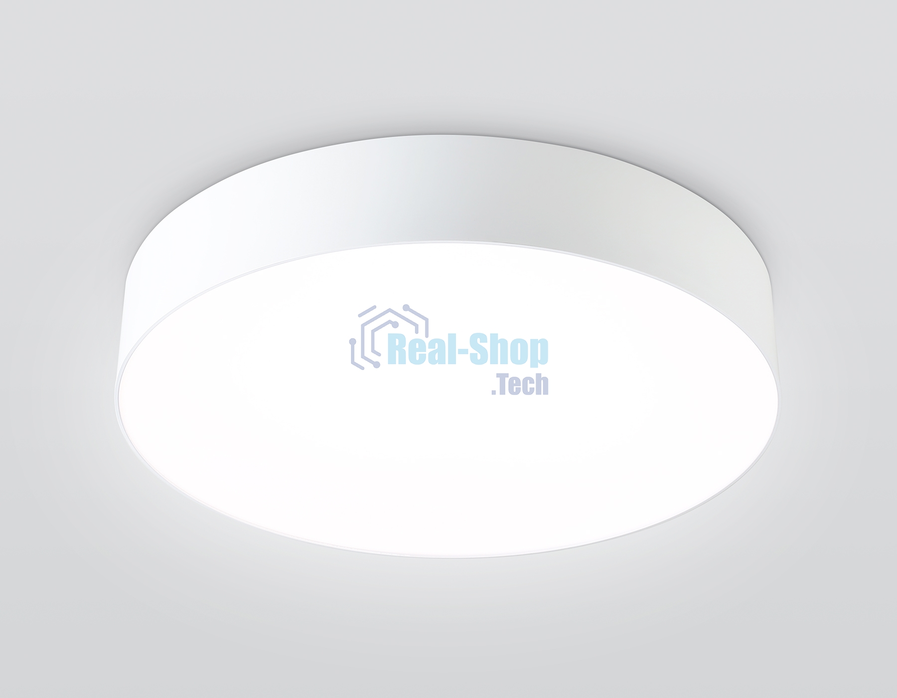 Потолочный светодиодный светильник Ambrella light FZ1350 WH белый IP20 40W 3000-6500K 390*80 (ПДУ ИК)