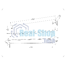 Управляемый светодиодный светильник для шинопровода Magnetic Ambrella light GL1321 WH белый IP20 12W 3000K-6400K 220V 120° 232*25*112 (Без ПДУ)
