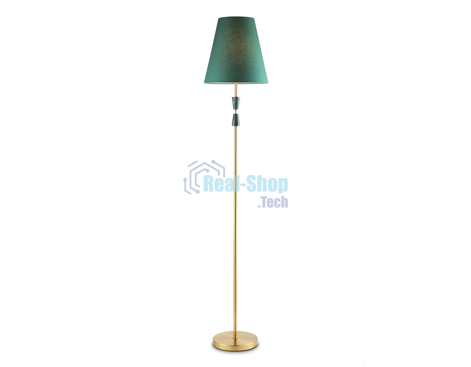 Светильник Ambrella light LH75059 BS/GN латунь/зеленый E27 max 60W D300*1550