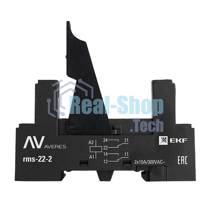 Разъем для реле РM slim 22/2 AVERES EKF rms-22-2