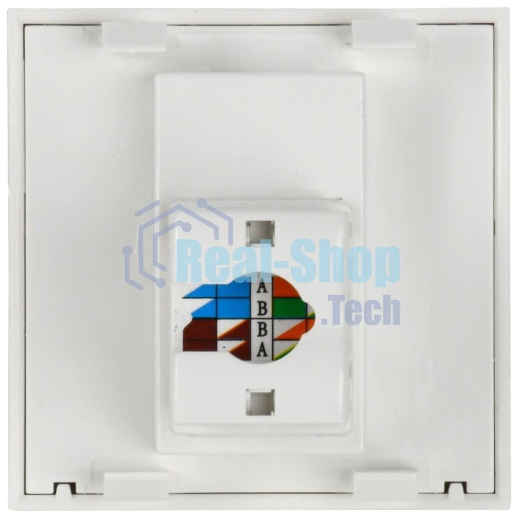 Розетка информационная РКИ-20-00-П RJ-45 UTP кат.5e (на 2 модуля) ПРАЙМЕР белая IEK