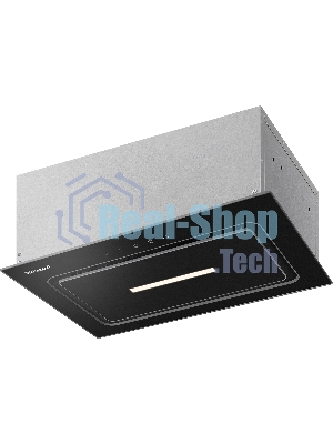 Вытяжка встраиваемая Weissgauff Aura 456 Touch Black Glass черный, 45 см, 900 м/ч, 47 дБ