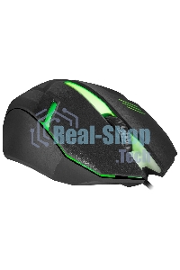 Мышь проводная Defender Hit MB-550 черный, 1600 dpi, USB, кнопки - 4