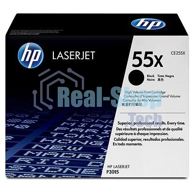 Картридж лазерный HP CE255X черный для LaserJet P3015/P3015d/P3015dn/P3015x 12500 стр.