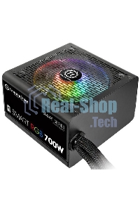 Блок питания Thermaltake Smart RGb (PS-SPR-0700NHSAWE-1), 700Вт, 80 PLUS, 120мм, черный