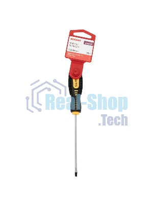 Отвертка шлицевая Rexant SL 3х100 мм, двухкомпонентная рукоятка