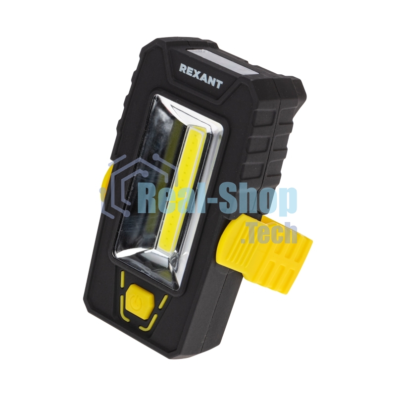 Фонарь рабочий-трансформер Rexant NEW AGE с дальним головным 3 Вт и ближним боковым светом 6 Вт поворотный магнит, складной крюк