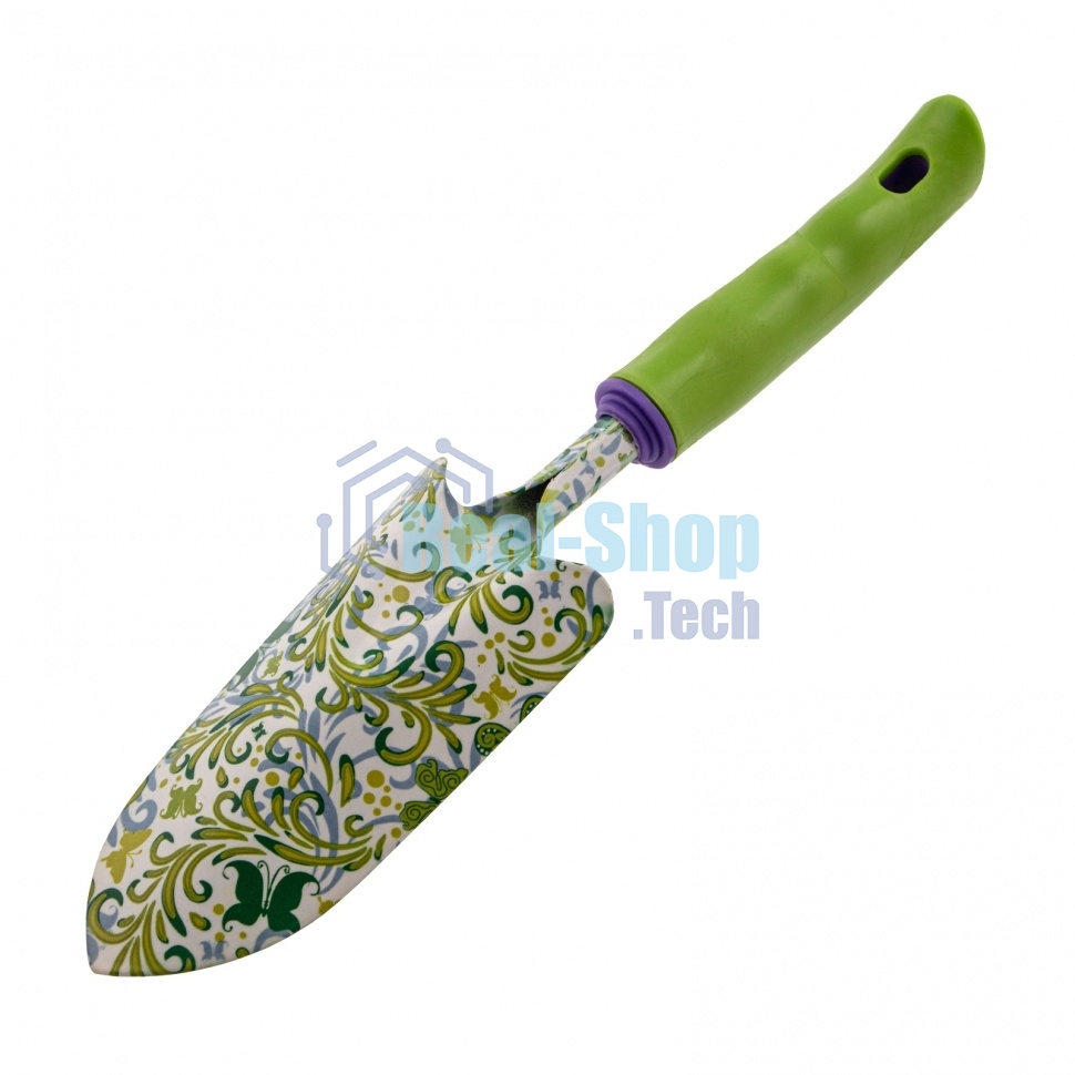 Совок посадочный широкий Palisad 80х330 мм, стальной, пластиковая рукоятка