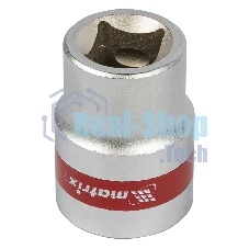 Головка Matrix торцевая 21мм 6-гранная crv под квадрат 1/2'' хромированная