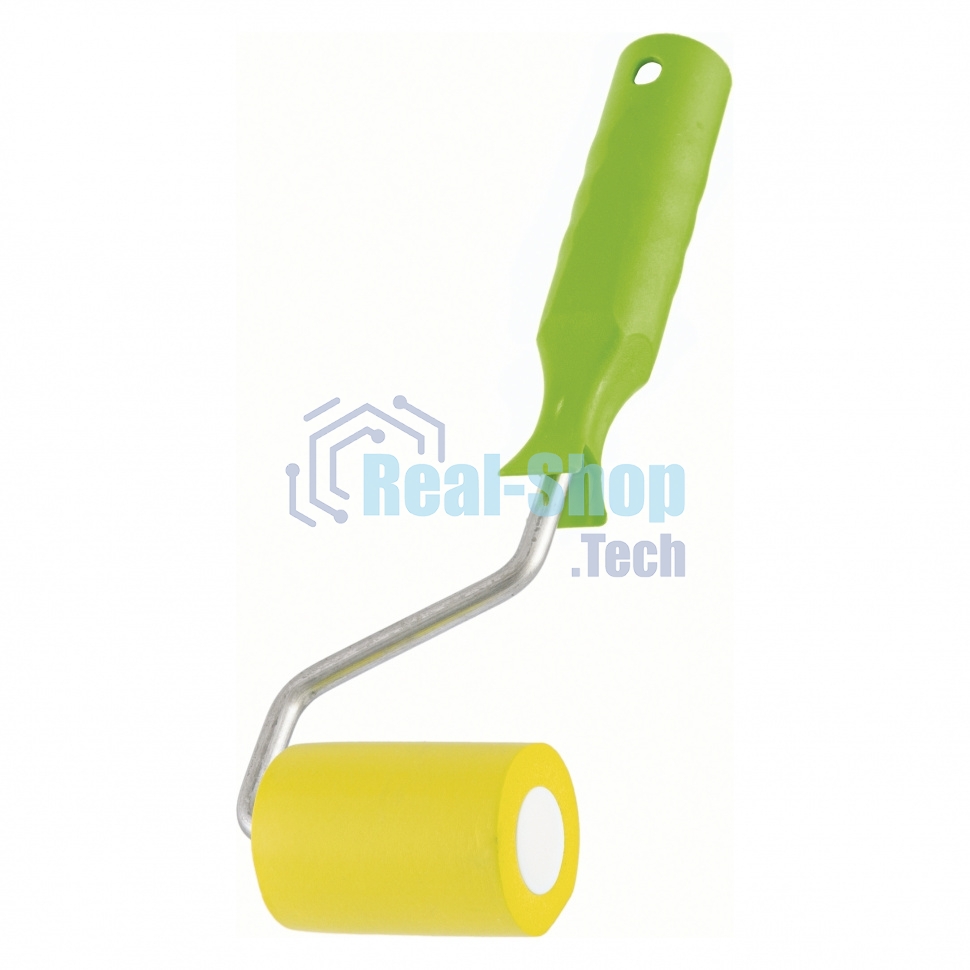 Валик прижимной резиновый с ручкой Сибртех, 50 мм, D ручки - 6 мм