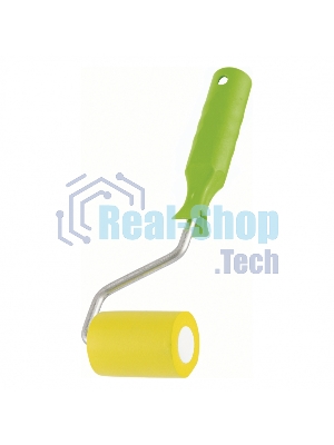 Валик прижимной резиновый с ручкой Сибртех, 50 мм, D ручки - 6 мм