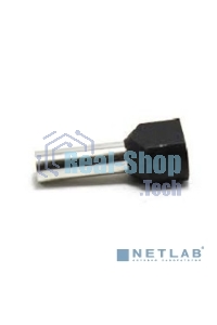 Наконечник-гильза изол. НГИ2 6.0-14 черный (уп.100шт) ИЭК UTE10-D6-0-100