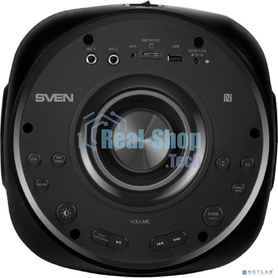 Мобильные колонки Sven PS-770 2.0 черный 2x50W Bluetooth