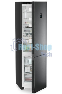 Холодильник Liebherr CNBDC 573I-22 001 черная нержавеющая сталь двухкамерный 266/94л морозилка снизу