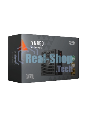 Блок питания PCCOOLER, 850W 80+ Gold (ATX, 3.1, PCIe 5.1 600W, Full modular, 1x24(20+4)pin 550мм, 2xCPU 8(4+4)pin 650мм, 3xPCIe 8(6+2)pin 500мм, 1x12V(2x6) 12+4pin 650мм, 3xSATA*3+MOLEX4pin*1 450+120+120+120мм, Active, 135x135mm, 150x150x86mm, APFC, OVP, UVP, OCP, SCP, OTP, OPP, SPD)