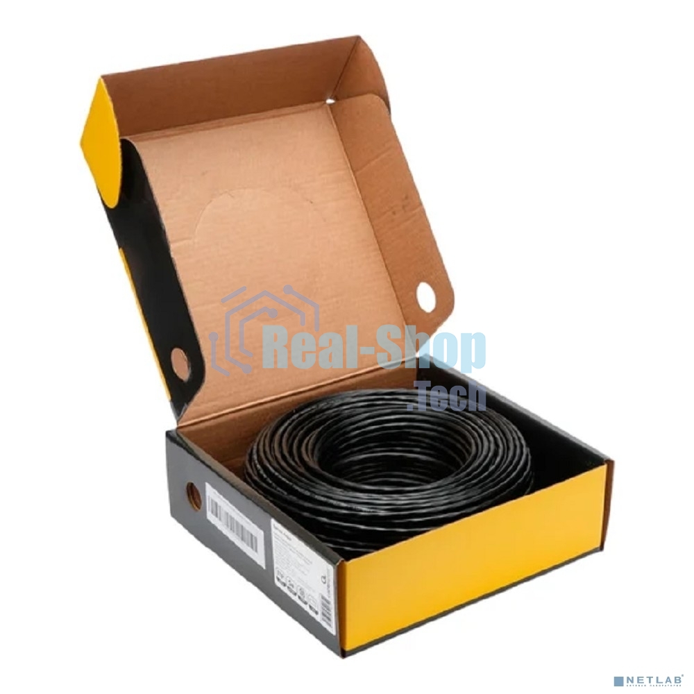 Кабель Cablexpert (RU) FTP indoor 4x2x0.51, медный, кат.5e, однож., 100м, box, серый