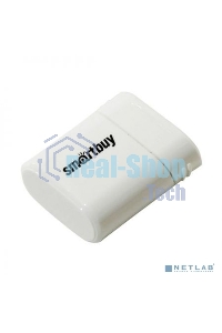 Флешка USB Smartbuy LARA white (SB64GbLARA-W), 64Gb, USB 2.0, R/W 15/5, белый