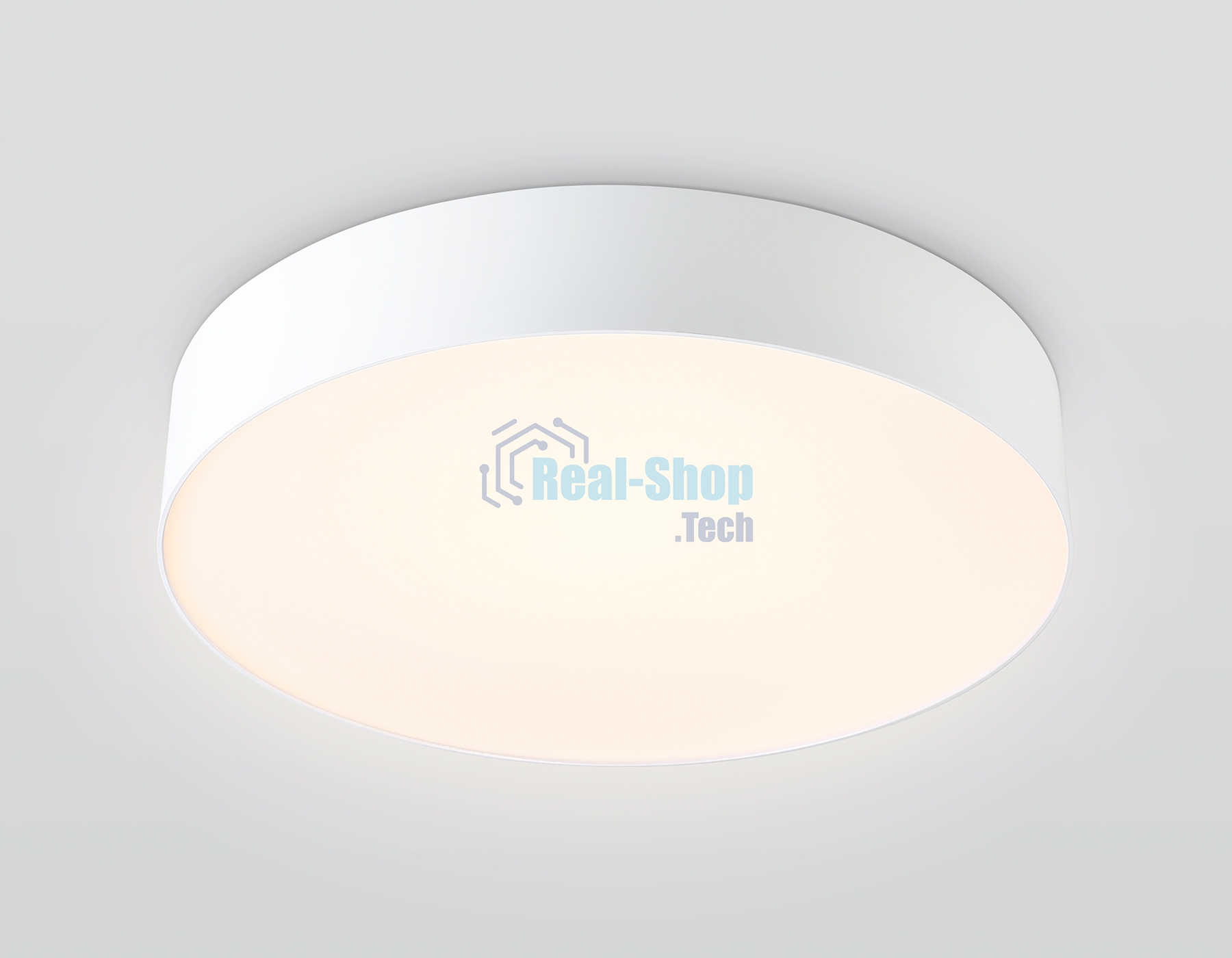 Потолочный светодиодный светильник Ambrella light FZ1350 WH белый IP20 40W 3000-6500K 390*80 (ПДУ ИК)