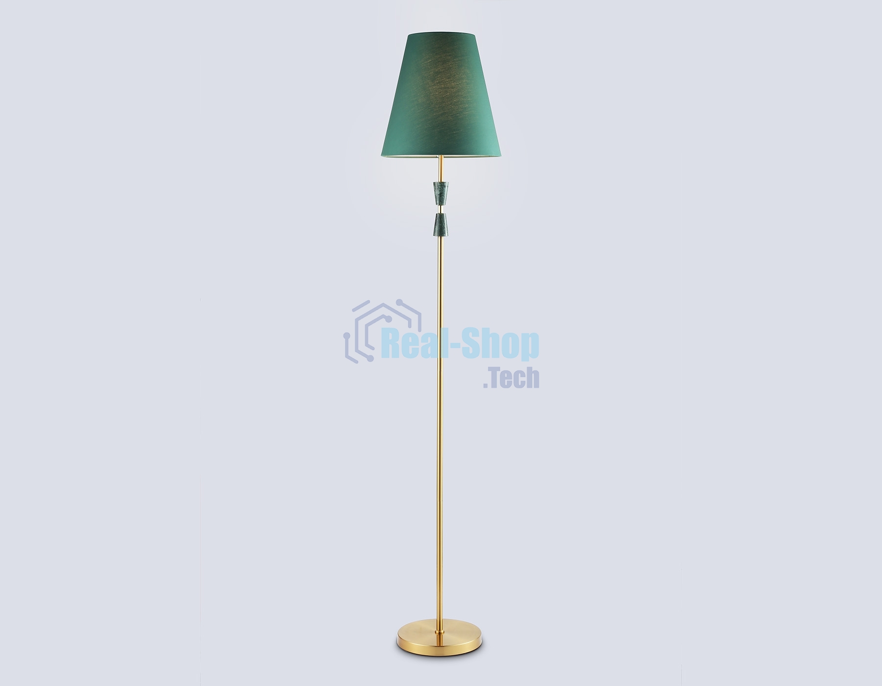 Светильник Ambrella light LH75059 BS/GN латунь/зеленый E27 max 60W D300*1550