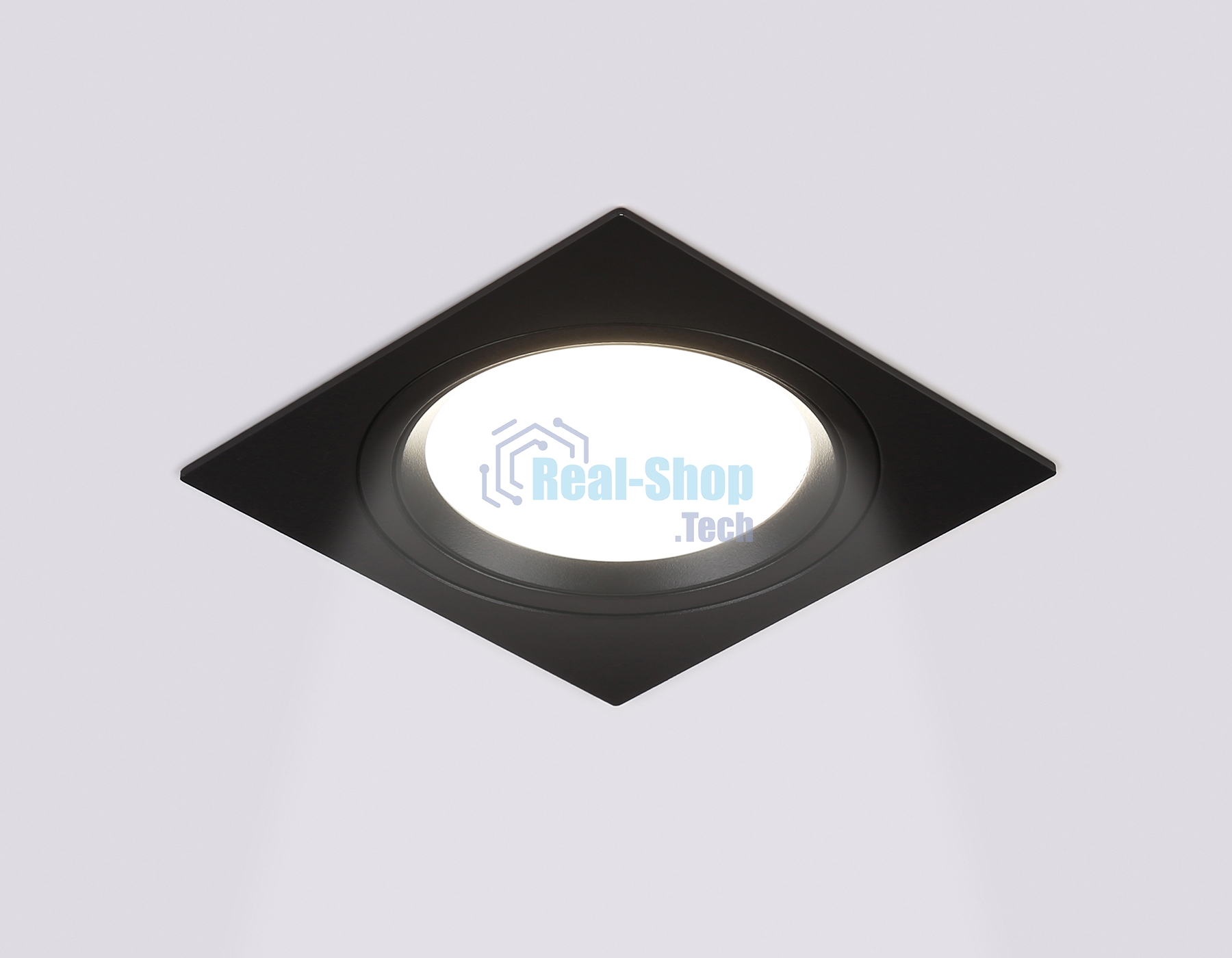 Светильник Ambrella light TN51917 BK черный GX53 max 12W 115*115*23