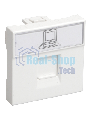 Розетка информационная РКИ-20-00-П RJ-45 UTP кат.5e (на 2 модуля) ПРАЙМЕР белая IEK