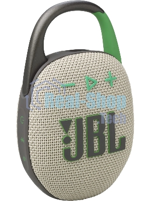Колонка портативная JBL Clip 5 песочный 7W Mono BT 10м 1400mAh
