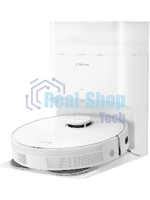 Робот-пылесос DreameBot L10S Plus белый, 5200 мА·ч Li-Ion, уборка влажная/комбинированная/сухая, пылесборник контейнер 0.35 л