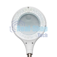 Лупа настольная 3D+12D Rexant с подсветкой 60 LED, прищепка, белая