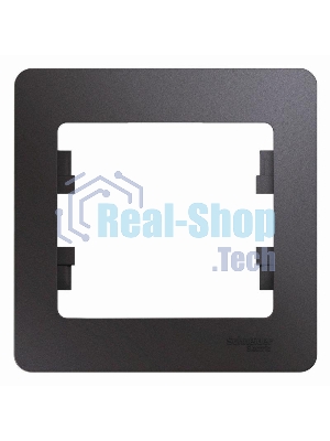 Рамка 1-м Glossa графит SchE GSL001301