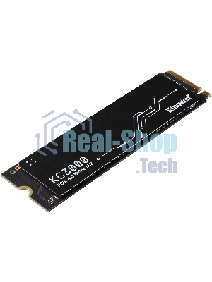 Накопитель SSD Kingston KC3000, 2Tb, PCIe 4.0 x4, M.2 2280, NVMe, R/W 7000/7000, с радиатором