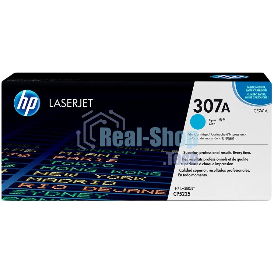 Картридж лазерный HP CE741A голубой Color LJ CP5225 (7300 стр.)