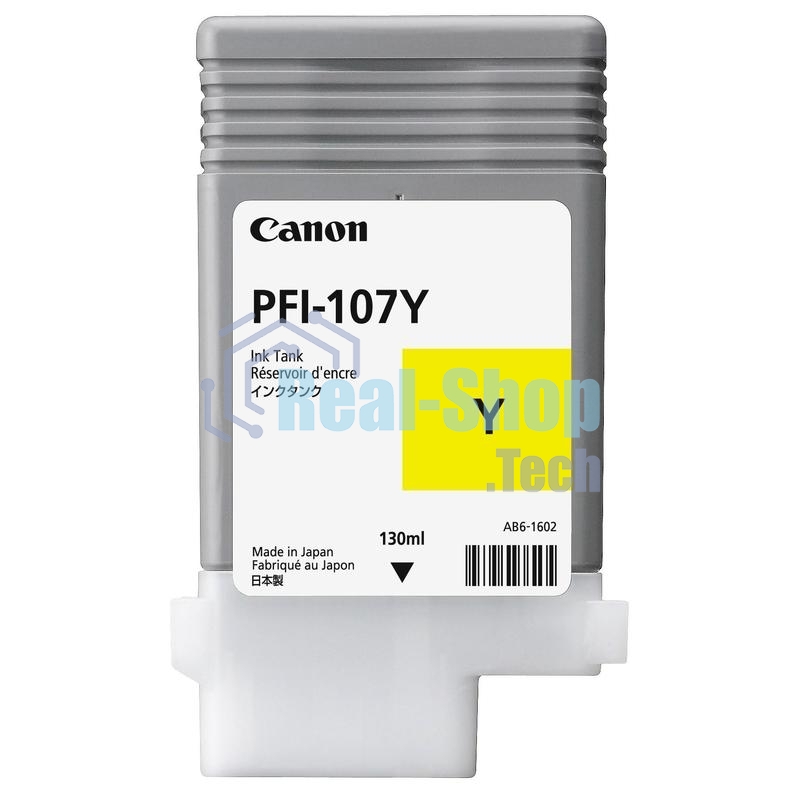 Картридж струйный Canon PFI-107Y (6708B001) желтый (130 мл) для Canon iP F680/685/780/785