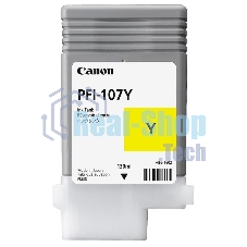 Картридж струйный Canon PFI-107Y (6708B001) желтый (130 мл) для Canon iP F680/685/780/785