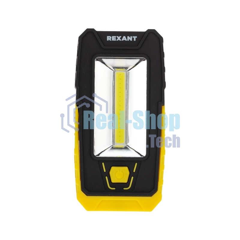 Фонарь рабочий-трансформер Rexant NEW AGE с дальним головным 3 Вт и ближним боковым светом 6 Вт поворотный магнит, складной крюк