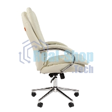 Кресло офисное Chairman 795 кожа, белый N