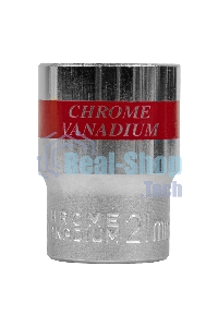 Головка Matrix торцевая 21мм 6-гранная crv под квадрат 1/2'' хромированная