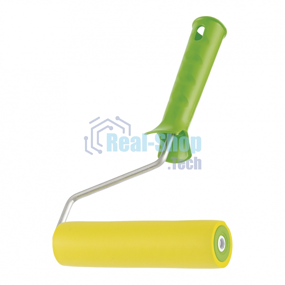 Валик прижимной резиновый с ручкой Сибртех, 150 мм, D ручки - 6 мм