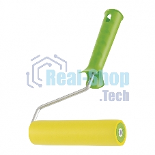 Валик прижимной резиновый с ручкой Сибртех, 150 мм, D ручки - 6 мм