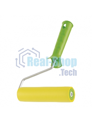 Валик прижимной резиновый с ручкой Сибртех, 150 мм, D ручки - 6 мм