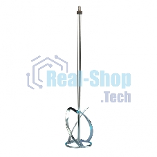 Насадка для миксера Сибртех, для легких растворов,120 х 590 мм, оцинкованная,хвостовик резьба М14