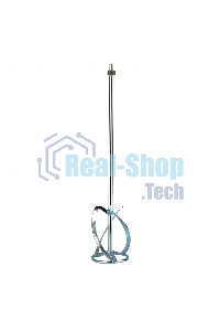 Насадка для миксера Сибртех, для легких растворов,120 х 590 мм, оцинкованная,хвостовик резьба М14