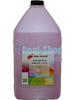 Тонер Static Control TRMPTCOL-1KG-M пурпурный флакон 1000гр. для принтера HP CLJCP1515/Canon MF8330