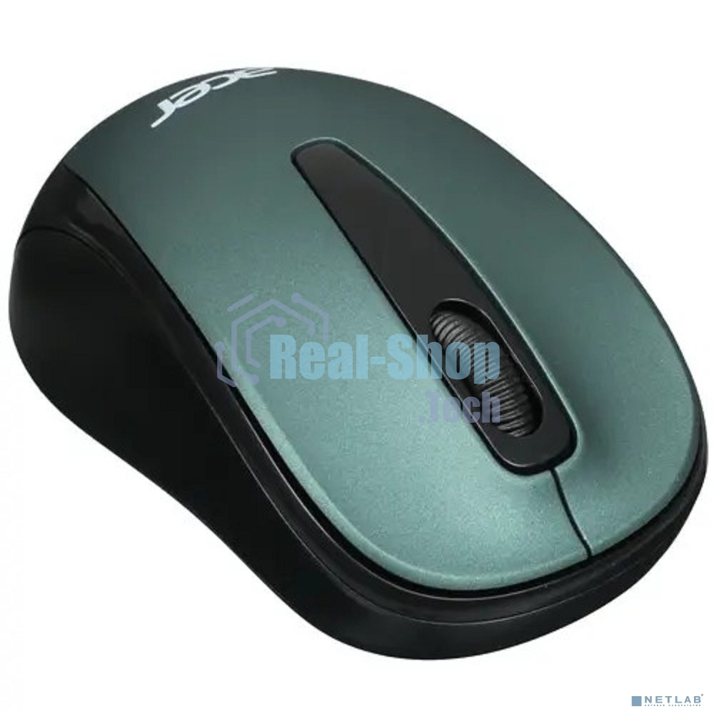 Мышь беспроводная Acer OMR135 зеленый, 1000 dpi, радиоканал, USB, кнопки - 3