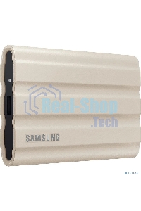 Внешний SSD Samsung T7 Shield, 1TB, USB 3.2 Gen 2 Type-C, R/W 1050/1000, бежевый