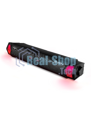 Саундбар мини SVEN SB-G1450, черный (10 Вт, питание USB, Bluetooth, подсветка)